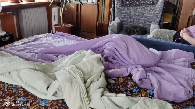 Живое одеяло.