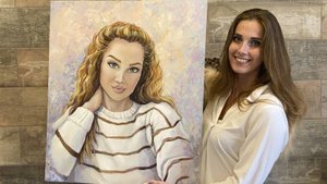 Портрет девушки ко Дню Рождения. ART SOL