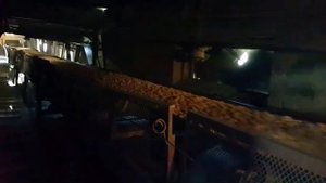 Щебень известняковый.Выгрузка вагонов.Загрузка машин.