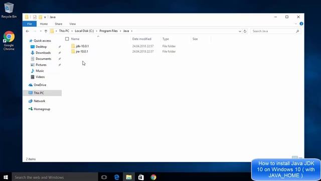 How to install Java JDK 10 on Windows 10 ( with JAVA_HOME ) смотреть онлайн