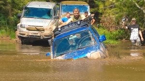 OFFROAD Одуреть что может Suzuki Jimny и Уаз Патриот на бездорожье / Спешили на свадьбу