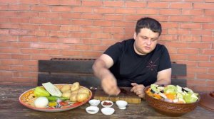 Готовим мясо в тандыре | мясо с овощами в горшочке | мясо с овощами в тандыре