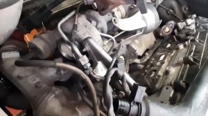 Замена прокладки выпускного коллектора и прокладки турбины  Mersedes sprinter ????