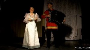 "Чернобровая, бедовая". Исп. Татьяна Беззубенко, концертмейстер Александр Летунов.