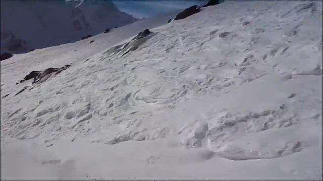 Спуск на лыжах с Эльбруса. смотреть онлайн