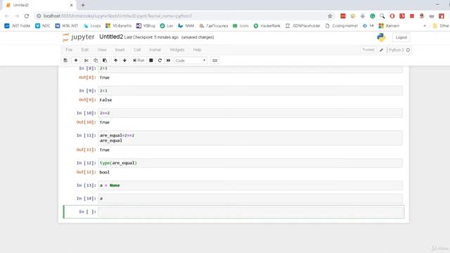 Python - bool и None смотреть онлайн