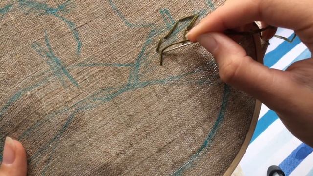 Вышивка в пяльцах • 2 этап ? Создание картины