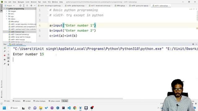 TryExcept | 19 | Basic Programming Python Try Except
