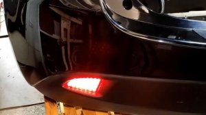 Установка катафотов(отражателей) с LED подсветкой в бампер - Mazda 3 BM