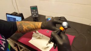 Cheyenne tattoo machine . critical powe supply and nemesis power supply