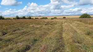 сенокосим на Т 25 с роторной косилкой Виракс.