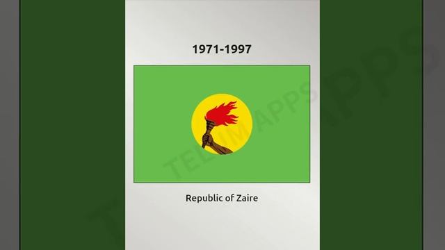 Historical Flags of Democratic Republick of the Congo