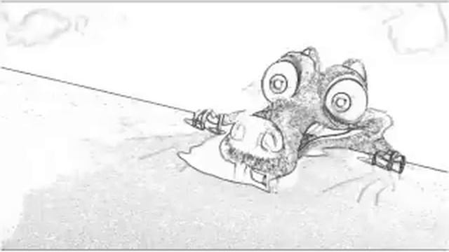 Auto Draw: How to draw Scrat (Ice Age) смотреть онлайн