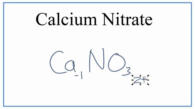 Writing the Formula for Calcium Nitrate смотреть онлайн