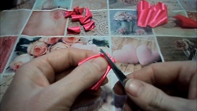 Бантики с красивым лепестком из лент 5см/ Канзаши/ Kanzashi смотреть онлайн