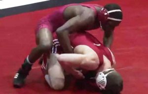 Nigga wrestler dominates and wins