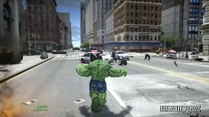 GTA IV The Incredible Hulk Script Mod - Insanegaz