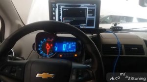 Чип тюнинг Chevrolet Aveo T300 1.6 AT в г.Анапа | Прошивка AcDelco E83 Chevrolet KESS V2 via OBD2