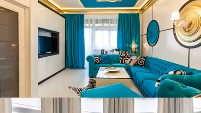 Бирюзовый цвет в интерьере - сочетание с другими цветами смотреть онлайн