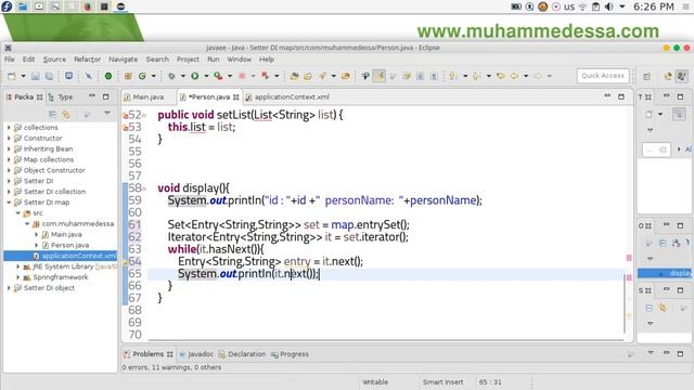 16 Spring Framework setter getter Dependent Map смотреть онлайн