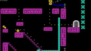 Python level in retro puzzle platform game "Rusty Robot Wants to Cry"