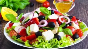 Самый вкусный греческий салат! Легкий и вкусный афинский салат!