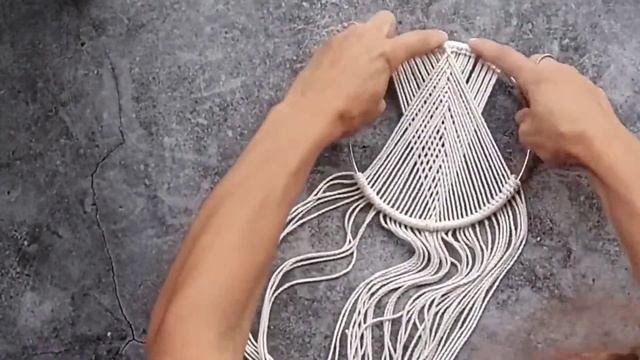 Návod na macramé lapač snů | macramé dream catcher - tutorial смотреть онлайн