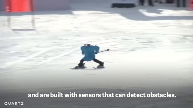 Robots try to ski, just miles from the Olympics смотреть онлайн