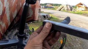 Велоприцеп своими руками, тележка для велосипеда, самоделка. bike trailer hand made.