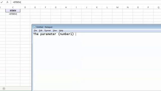 Excel STDEV Function - How to use STDEV Function смотреть онлайн