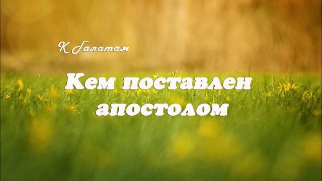 2. Кем поставлен апостолом_к Галатам пастор Ли Ги Тэк, Миссионерский центр Сонрак, церковь Сонрак