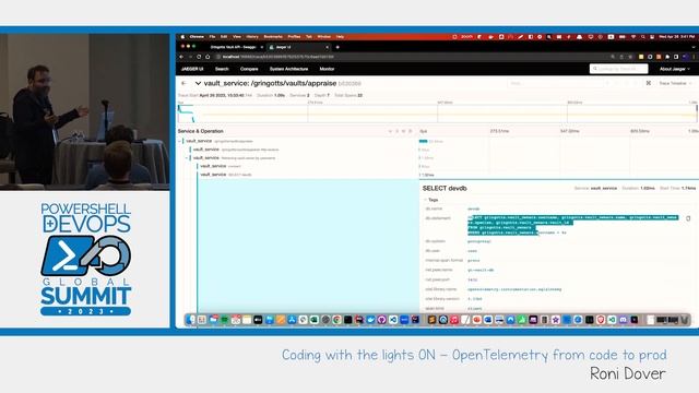 PowerShell Summit 2023: Coding with the lights ON - OpenTelemetry from code to prod by Roni Dover