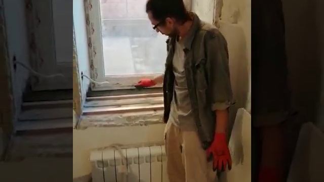 Монтаж подоконника из искусственного камня (стоимость 12.000) смотреть онлайн