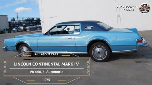 1975 LINCOLN CONTINENTAL MARK IV