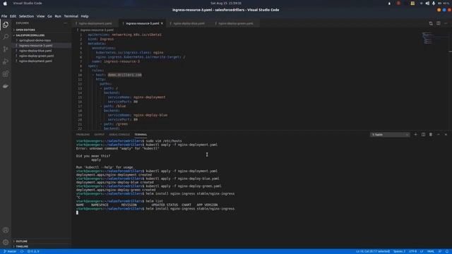 Kubernetes Tutorials | Setup NGINX Ingress Controller on Kubernetes and Access Applications.