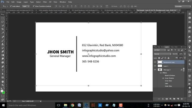Business Card Mockup Free Download in Photoshop смотреть онлайн