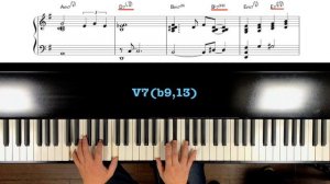 Jazz Piano “Just Friends” Slow play & explanation