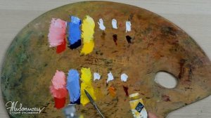 Обзор сравнение красок Невская палитра "Мастер класс" и Mamery "Classico"