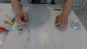 Монтаж снасти на живца для щуки,судака,налима.