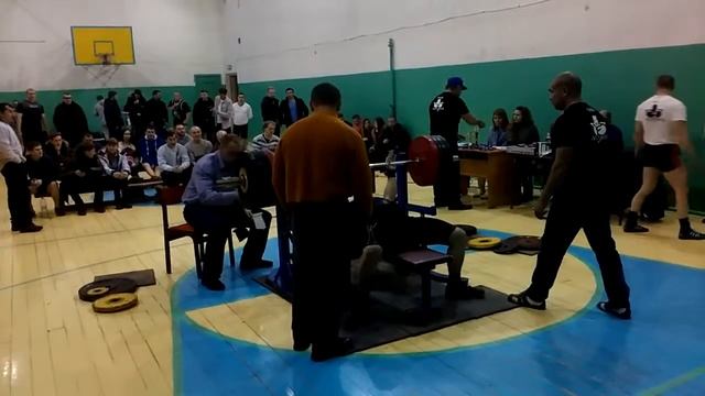 Жим лёжа 180 кг. Соревнования "30 лет Муромцу" смотреть онлайн