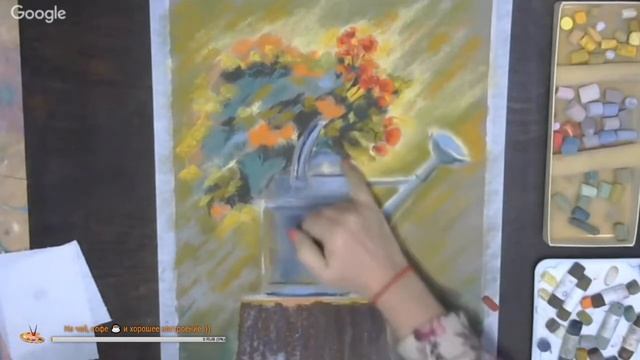 ? ХуДоЖнИкИ | Рисуем вместе | Сухая пастель | Татьяна Голубь смотреть онлайн