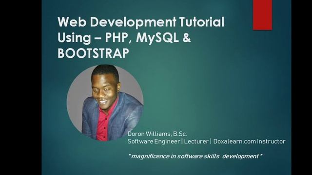 Introduction to PHP & MySQL Web Development