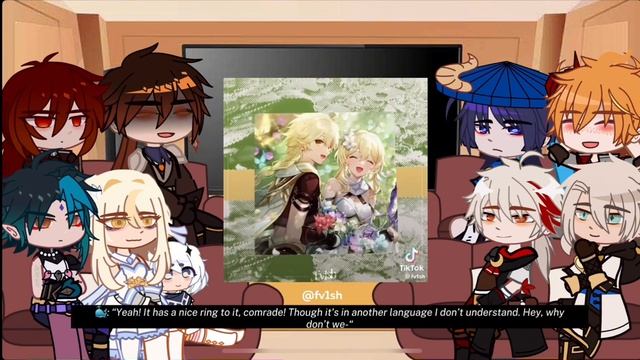 DISCONTINUED || Genshin Impact reacts to Lumine, aka. The Traveller! || Lumine Harem || Read Desc смотреть онлайн