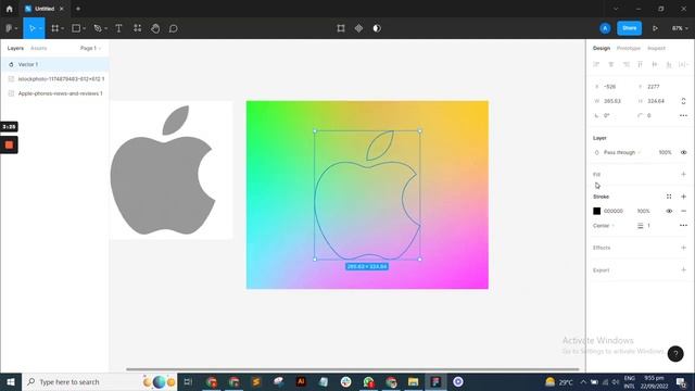 How to make a apple logo in figma #graphicdesign #appdesign смотреть онлайн
