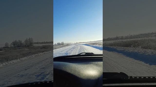 Оренбургская область, Грачёвский район,автодорога Подлесный-Грачёвка,05.01.2022год