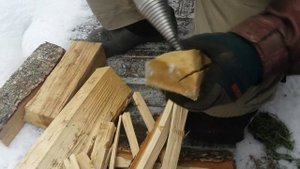 Дровокол винтовой ручной