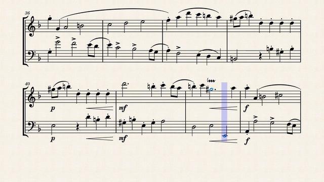Händel, Georg Friedrich - Vivace (2nd mvt.) from Sonata HWV 367a, arr. for Flute and Bassoon смотреть онлайн