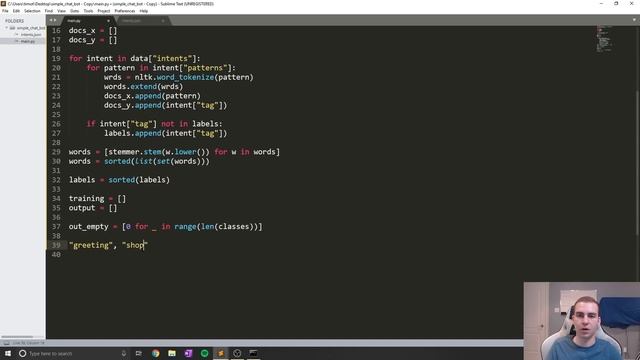 Python Chat Bot Tutorial - Chatbot with Deep Learning (Part 2)