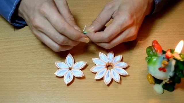 34) Мятно-персиковый цветочек. Видео МК. смотреть онлайн