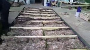 Устройство пола в металлической бытовки